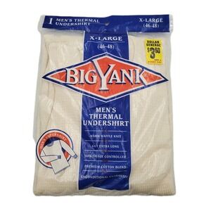 Vintage Big Yank Thermal Undershirt Long Johns Size XL 46-48 NOS 1997